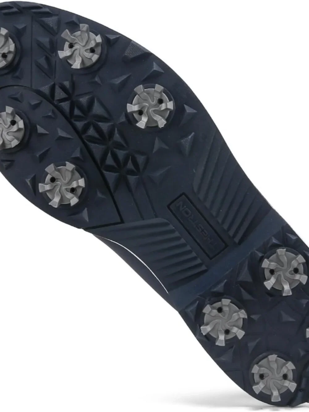 Men's Blue Spikes Classic Golf Footwear Walking Sneakers Golfers Golf Shoes